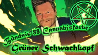 Bündnis 88 Cannabisfarbe  Grüner Schwachkopf [upl. by Htnicayh651]