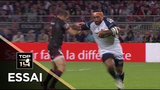 TOP 14  Essai Nemani NADOLO MHR  Lyon  Montpellier  J26  Saison 20172018 [upl. by Alejna947]