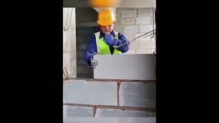 Joint reinforcement for concrete block wall process [upl. by Aloiv]