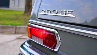 1969 MercedesBenz 280 SE W108 the Sclass grandfather [upl. by Ainex958]