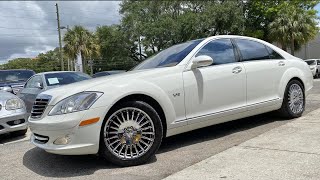 2007 Mercedes S 600 for sale walk around S600 cold start test drive overview dynamic motors [upl. by Leoj401]