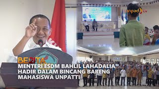 MENTERI ESDM BAHLIL LAHADALIA HADIR DALAM BINCANG BARENG MAHASISWA UNPATTI DIVIA TV X PATTIMURA TV [upl. by Erdrich]