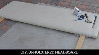 DIY How to Upholster a Headboard [upl. by Safoelc]