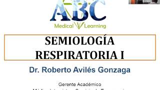 Semiología Respiratoria [upl. by Navillus]