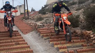 Champion route 🏆 Special guest Roquetas ⭐️⭐️ team Hard enduro Almeria 🌴☀️🌵 [upl. by Lotus]