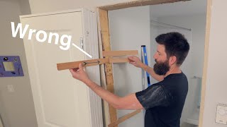 The Foolproof Door Hanging Method [upl. by Llebiram]