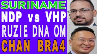 SURINAME NDP vs VHP DNA Ruzie om Regering Santokhi Brunswijk Verkiezing 2025 SU NA ME 2024 [upl. by Layla]