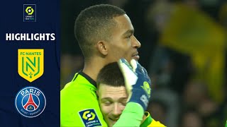 FC NANTES  PARIS SAINTGERMAIN 3  1  Highlights  FCN  PSG  20212022 [upl. by Brick530]