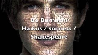 Bo Burnham  Haikus  Sonnets  Shakespeare [upl. by Etnuad]