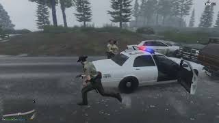 GTA V LSSD Sheriff Male Officer Work 5 [upl. by Lemkul]