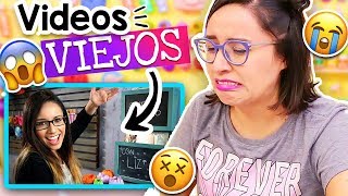 REACCIONANDO a mis VIDEOS ANTIGUOS 😰 ¡QUE HORROR😱🙈 ✄ Craftingeek [upl. by Shull]