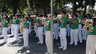 Marching band Parade in West Seattle MVI 0479 [upl. by Nwahsuq]