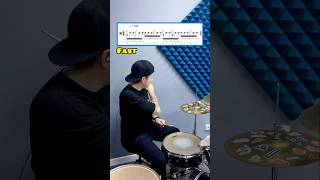 drum rhythm  Rll drumlessons drumming drum [upl. by Violette]