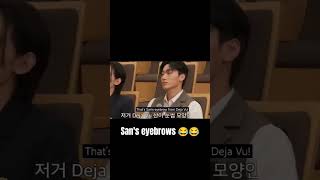 Funniest Yeosang momentamp Sans eyebrows😂 kpop ateez funny yeosang ateezsan [upl. by Rizzo]