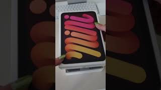 New iPad Mini 7 unboxing ✨ ipadmini unboxing apple applepencil productivity techlover asmr [upl. by Wendye]