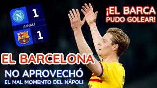 Nápoli 11 Barcelona  Quién Dominó Realmente en el Duelo  Lewandoski vs Osimhen [upl. by Eurd]