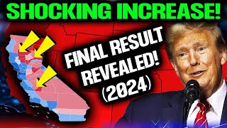 Elections Final Result Revealed Shocking Increase in California Trump Wins All 7 Swing States [upl. by Orenid350]