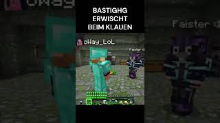 BASTIGHG ERWISCHT BEIM KLAUEN🥷bastighg minecraft craftattack [upl. by Truman]