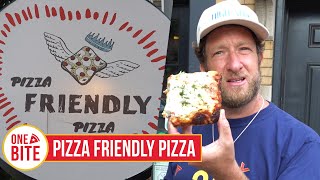 Barstool Pizza Review  Pizza Friendly Pizza Chicago IL presented by NASCAR [upl. by Shulamith732]