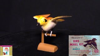 Vintage Model Bird Kit Marx Toys [upl. by Longan]