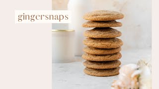 soft and chewy gingersnaps [upl. by Eicarg]