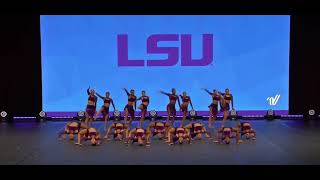 LSU Tiger Girls Dance Team 2024 Jazz Finals UDA College Dance Team Nationals 3rd place [upl. by Vachil]