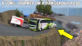 A LONG JOURNEY ON A DANGEROUS ROAD  ETS2 [upl. by Aneleh144]