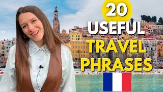 37 MUSTKNOW French Travel Phrases ✈️👍 [upl. by Ikciv691]