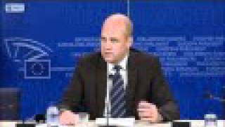 Reinfeldt Presser on Special EU President Summit Nov 19 [upl. by Euqinwahs]