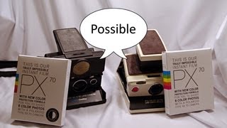 Loading the Polaroid SX70 with Film and Results [upl. by Liag885]