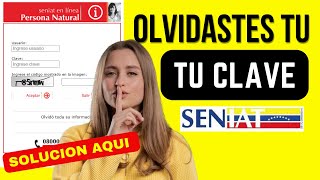 RECUPERA Usuario y Clave SENIAT de 3 FORMAS Sencilla [upl. by Lahtnero]