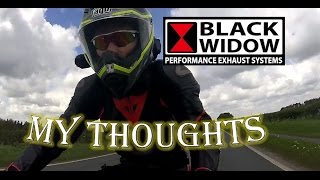 My Thoughts On Black Widow Exhaust Systems [upl. by Assela]