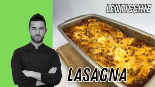 Lasagna di Lenticchie  Facile Proteica e 100 Vegetale [upl. by Garvin]