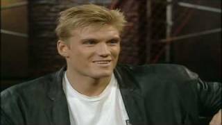 A young Dolph Lundgren interviewed In swedish [upl. by Oletha]