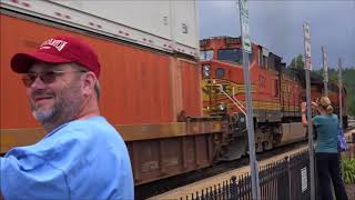 railfanning at Flagstaff Arizona [upl. by Helve195]