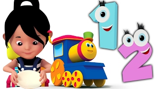 um dois fivela meu sapato  vivero Rimas  Bob The Train  3D Kids Rhymes  One Two Buckle My Shoe [upl. by Iris]