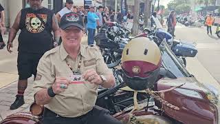 quotRed Devilquot Awsome Streets of Leesburg Motorcycle Rally 2024 [upl. by Kloman]