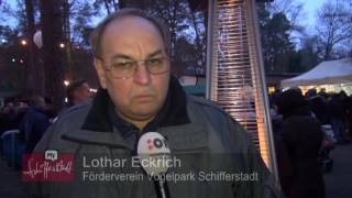 Feuerschein und Glühweinduft  Waldweihnacht Vogelpark Schifferstadt [upl. by Enaed254]