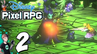 Disney Pixel RPG Gameplay  Part 2 Mistress Of All Evils Difficulty Spike [upl. by Acired]