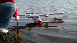 Twinstar II Flying Boat  first flight off water [upl. by Keene701]