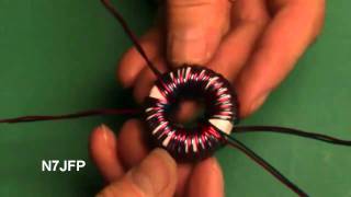 Winding a 14 Current Balun with 15 turns [upl. by Alian919]