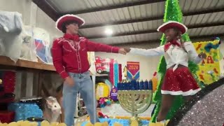 Students at San Antonio high schools rehearse for Fiesta Battle of Flowers Parade [upl. by Burtie]