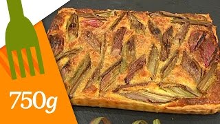 Tarte à la rhubarbe inratable  750g [upl. by Mharg]