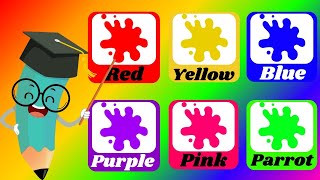 Colours Name for kids Baby colors name Colors song Color identification [upl. by Menon865]