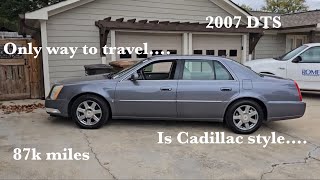 Auction score 2007 Cadillac DTS 87K miles POV test drive walk around 0 to 60 coming for sale soon [upl. by Aridatha358]