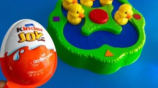 Kinder Joy Surprise Egg and Ducks [upl. by Ahsenra]