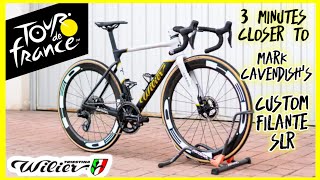 wilier filante SLR  Mark cavendishs custom paint for tour de france 2023 [upl. by Asiled]