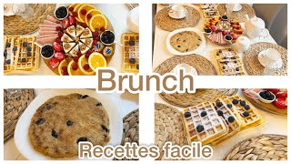 BRUNCH idée recettes faciles [upl. by Fihsak]