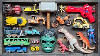 Racing Car Toys Trains Excavators Bulldozers Trail Bikes and Helicopters [upl. by Stiruc519]