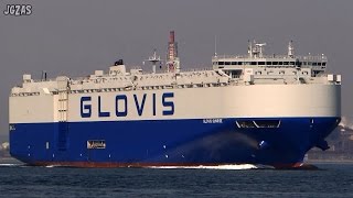 Shipspotting Japan  MV GLOVIS SUNRISE Vehicles carrier 自動車船 HYUNDAI GLOVIS 2015MAY [upl. by Fidole]